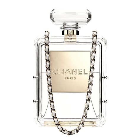 chanel perfume bottle clutch price|chanel no 5 bags.